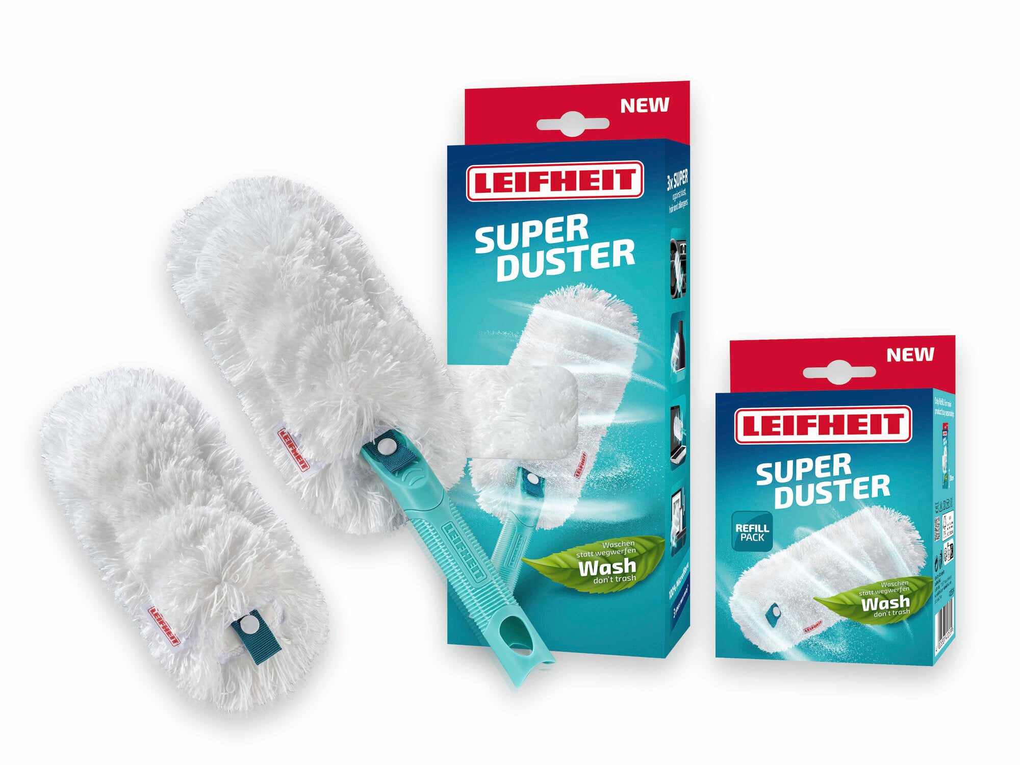 Zmiotka do kurzu SUPERDUSTER z wymienną nakładką